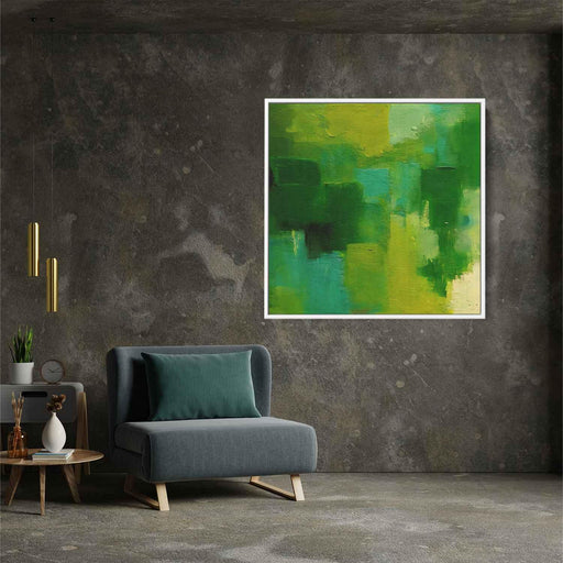 Green Abstract Print #010 - Kanvah