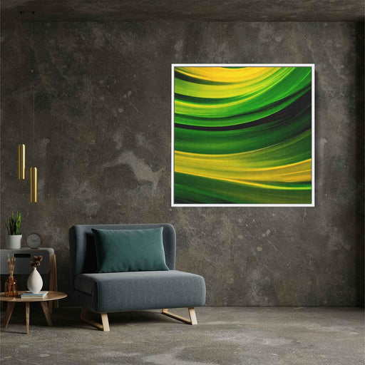 Green Abstract Print #030 - Kanvah