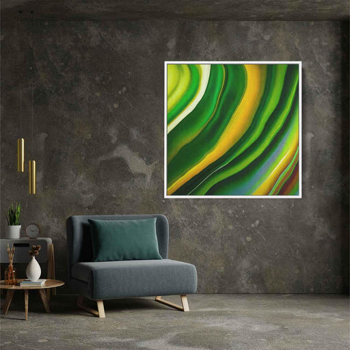 Green Abstract Print #032 - Kanvah