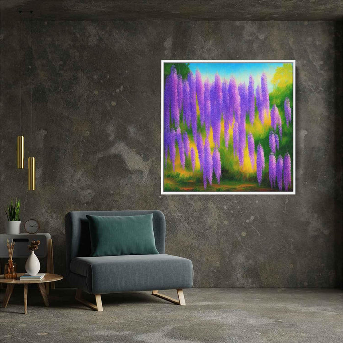 Impressionist Oil Wisteria #004 - Kanvah