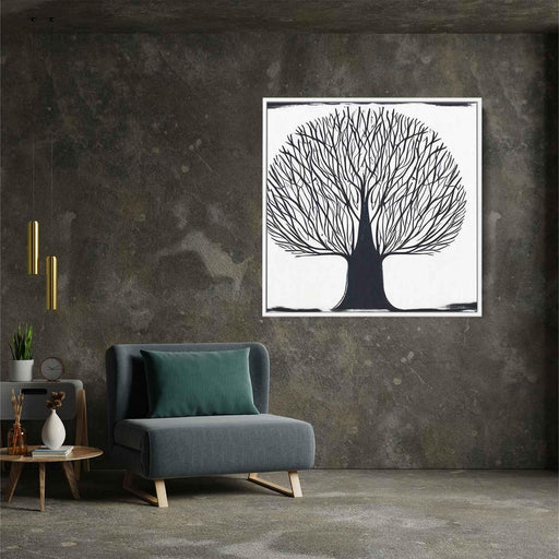 Line Art Tree #006 - Kanvah