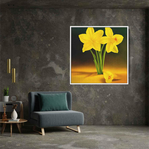 Daffodils Oil Painting #004 - Kanvah