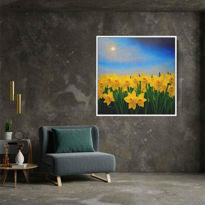 Daffodils Oil Painting #006 - Kanvah