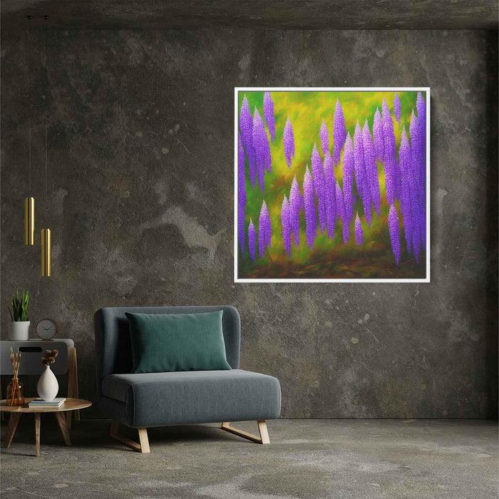 Wisteria Oil Painting #002 - Kanvah