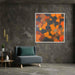 Orange Abstract Print #032 - Kanvah