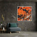 Orange Abstract Splatter #026 - Kanvah