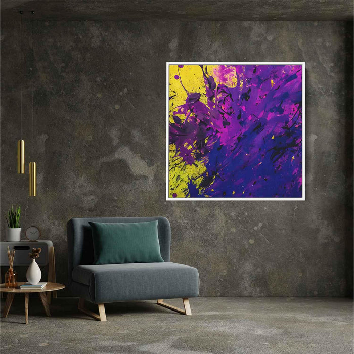 Purple Abstract Splatter #004 - Kanvah