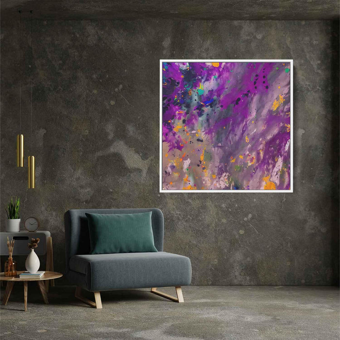 Purple Abstract Splatter #008 - Kanvah