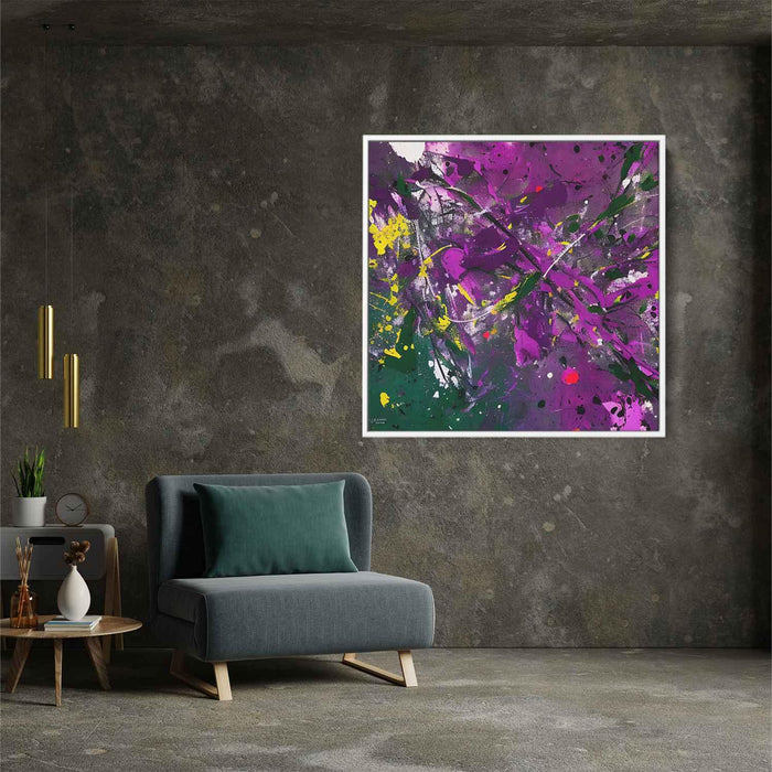 Purple Abstract Splatter #016 - Kanvah