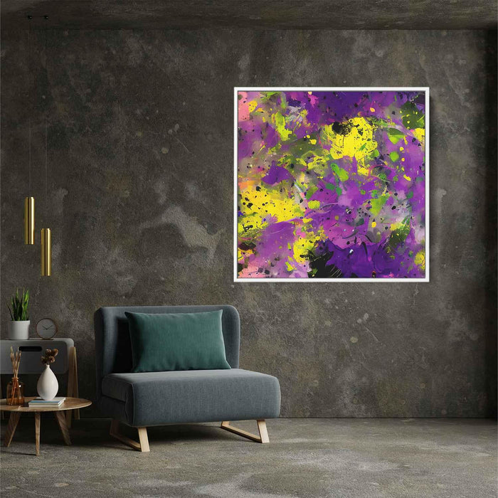 Purple Abstract Splatter #028 - Kanvah