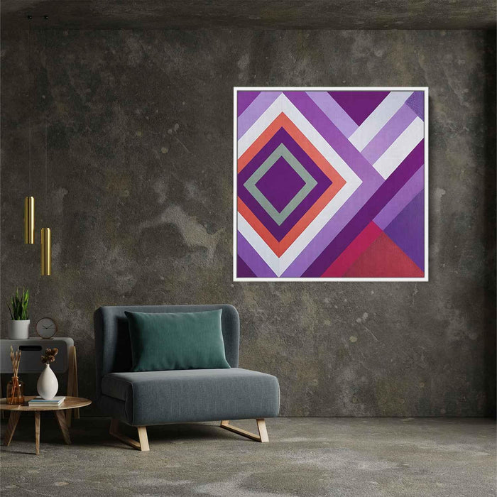 Purple Geometric Abstract #002 - Kanvah