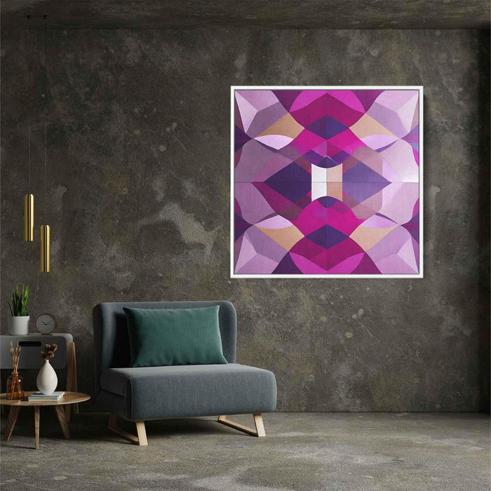 Purple Geometric Abstract #006 - Kanvah