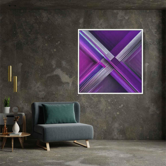 Purple Geometric Abstract #008 - Kanvah