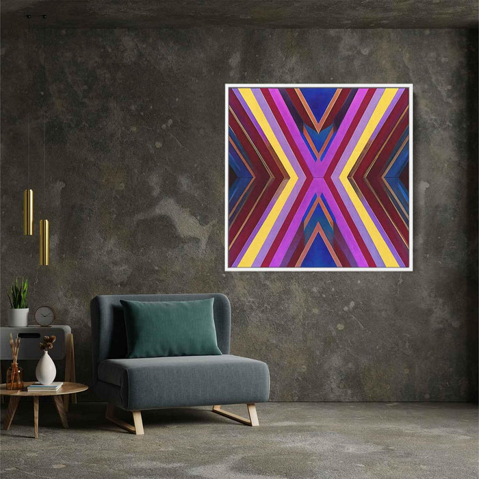 Purple Geometric Abstract #020 - Kanvah