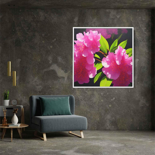 Realistic Oil Rhododendron #004 - Kanvah