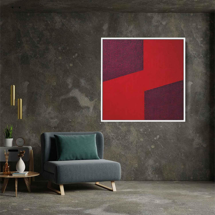 Red Geometric Abstract #020 - Kanvah