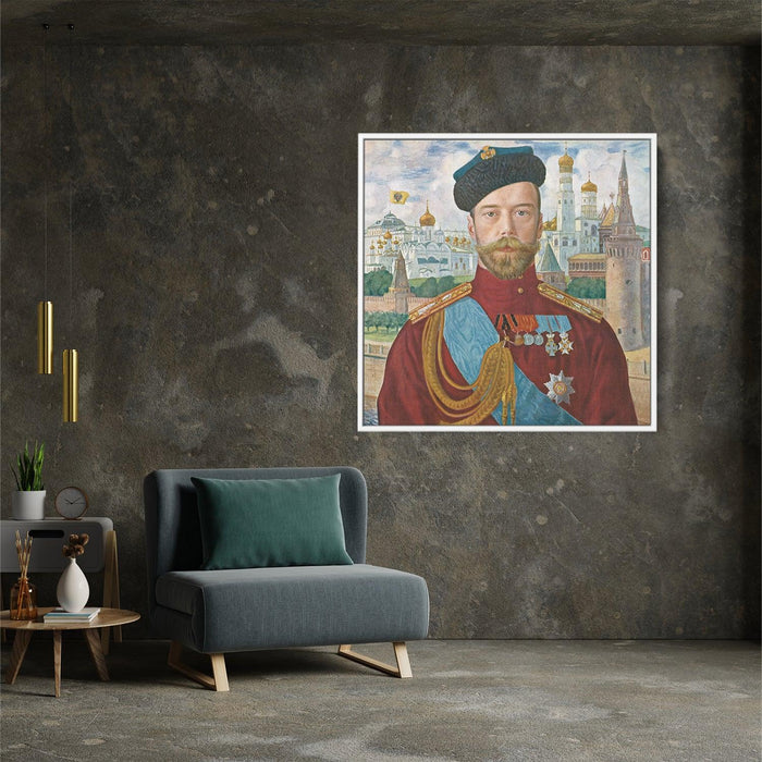 Tsar Nicholas II (1915) by Boris Kustodiev - Kanvah