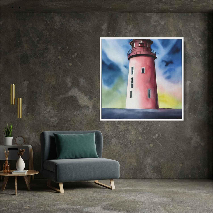 Watercolor Lighthouse #014 - Kanvah