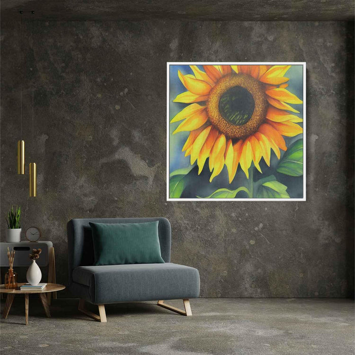 Watercolor Sunflower #008 - Kanvah