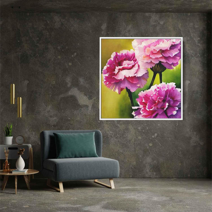 Watercolour Painting Carnations #002 - Kanvah
