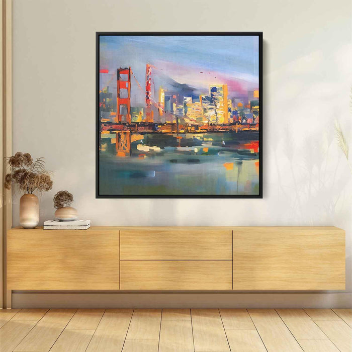 Abstract San Francisco Skyline #009 - Kanvah