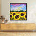 Abstract Sunflower #002 - Kanvah