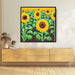 Abstract Sunflower #020 - Kanvah