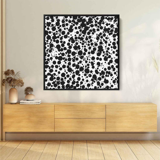 Black and White Abstract Splatter #014 - Kanvah