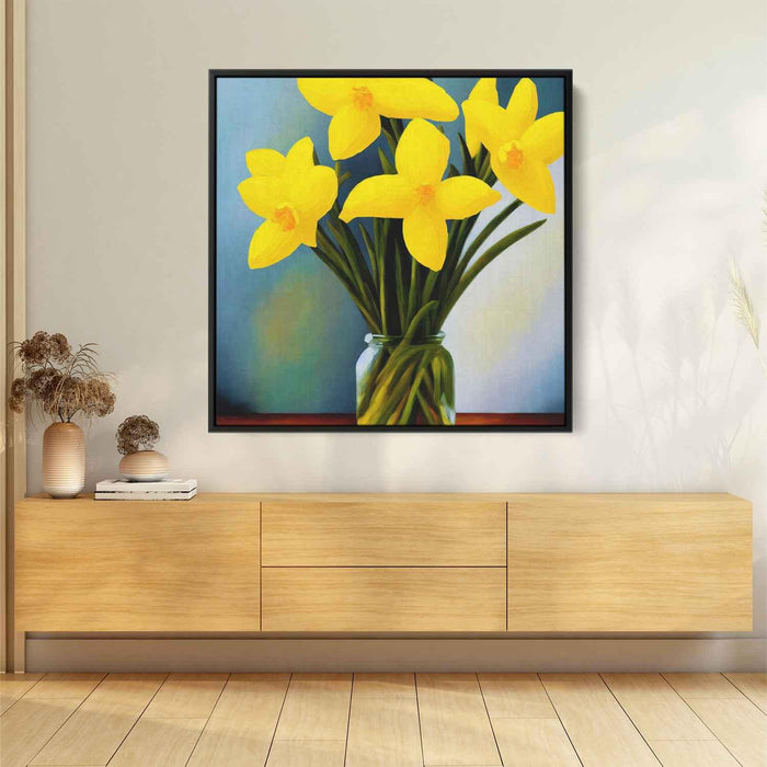 Contemporary Oil Daffodils #002 - Kanvah