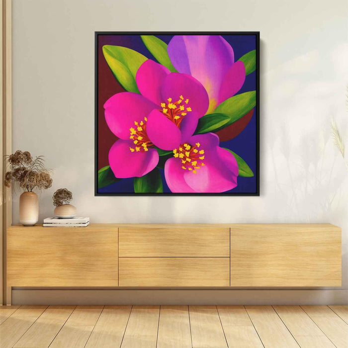Cubist Oil Rhododendron #004 - Kanvah