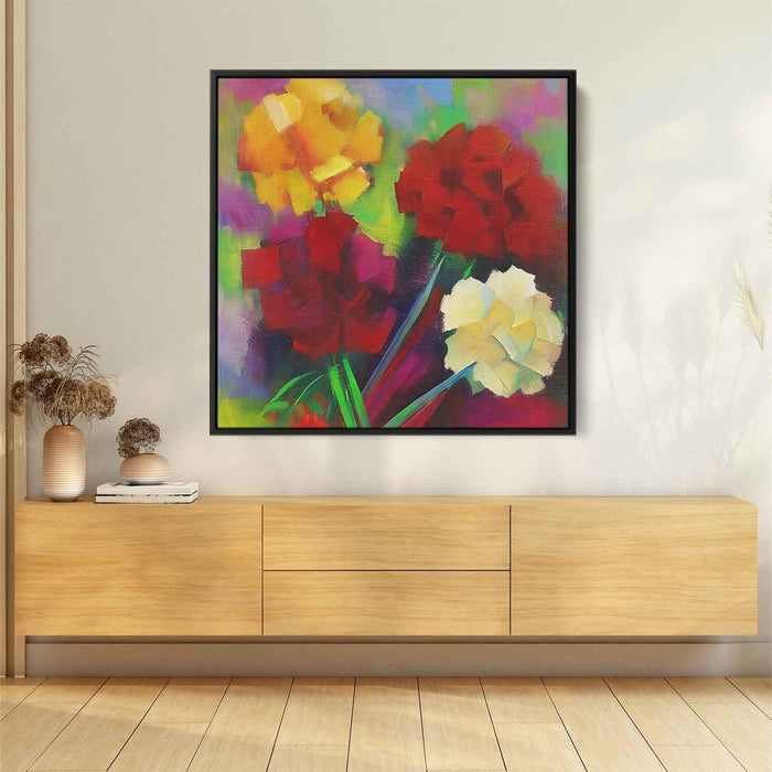 Cubist Painting Carnations #002 - Kanvah