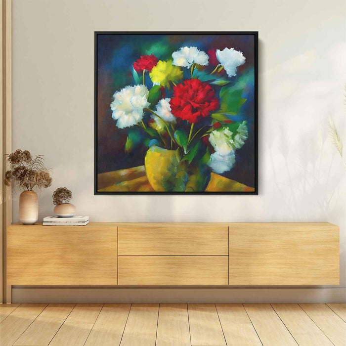 Cubist Painting Carnations #006 - Kanvah