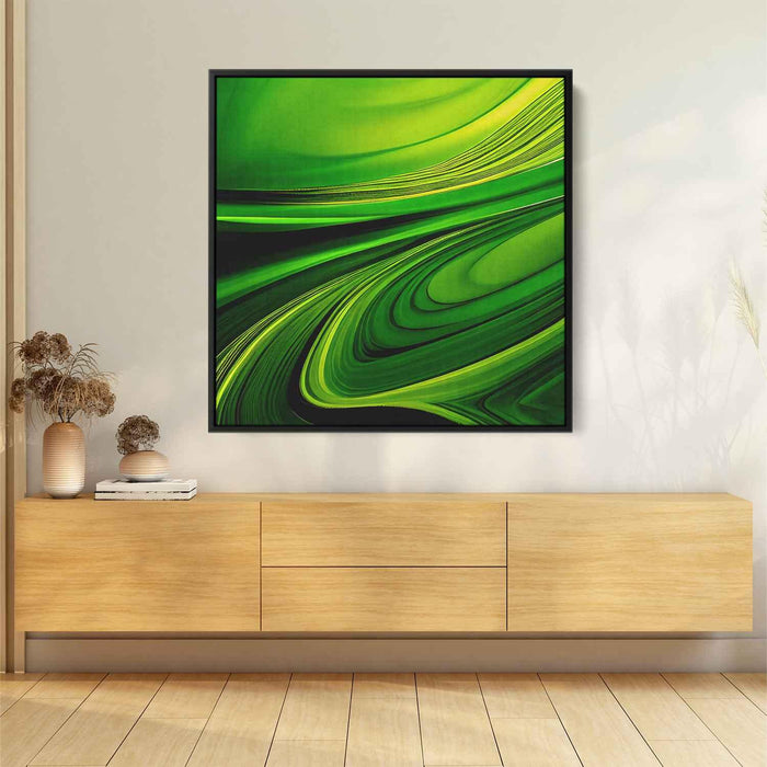 Green Abstract Print #028 - Kanvah