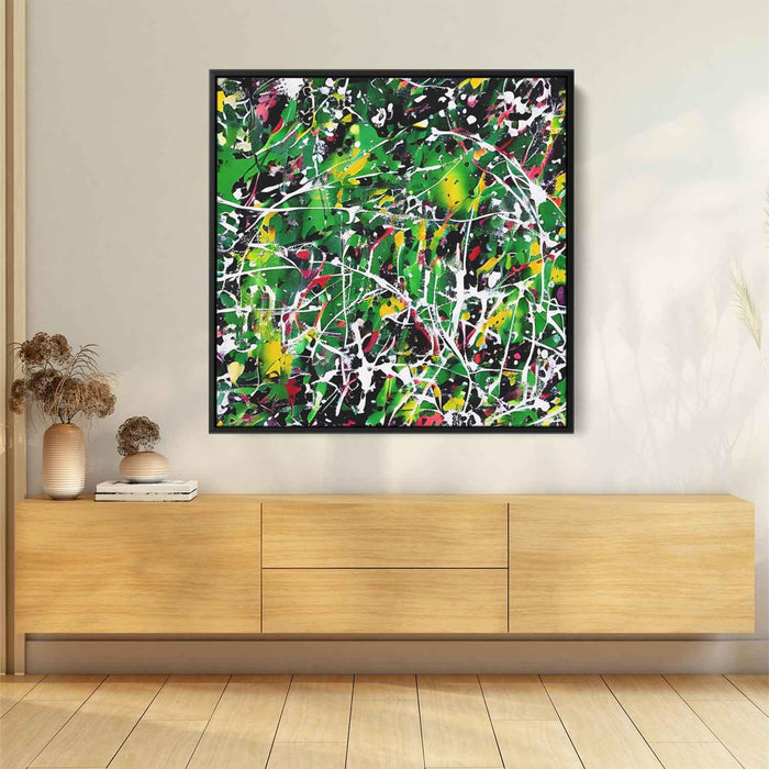 Green Abstract Splatter #014 - Kanvah
