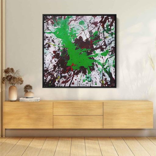 Green Abstract Splatter #016 - Kanvah