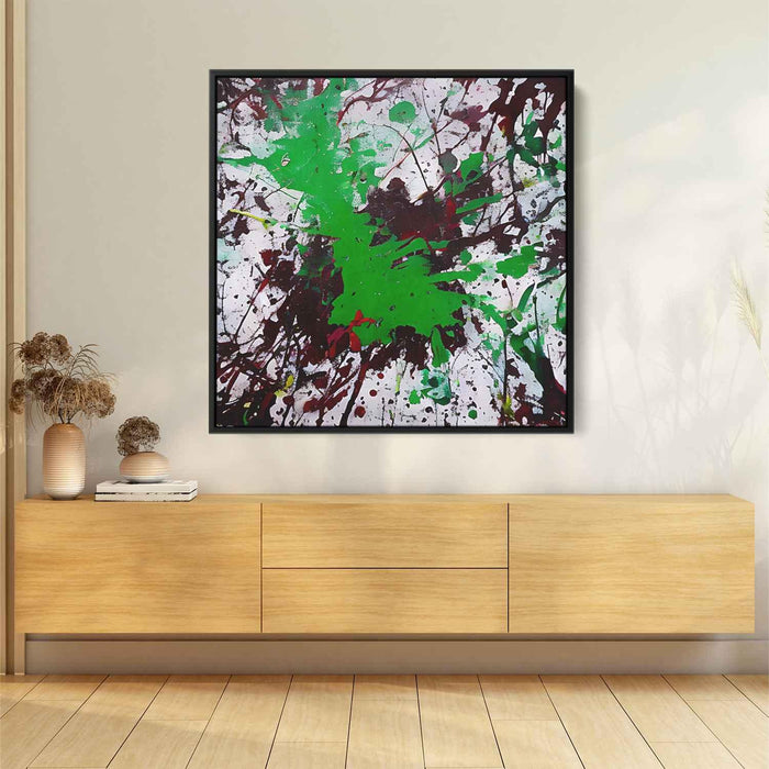 Green Abstract Splatter #016 - Kanvah