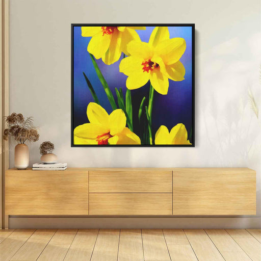 Impressionist Oil Daffodils #002 - Kanvah
