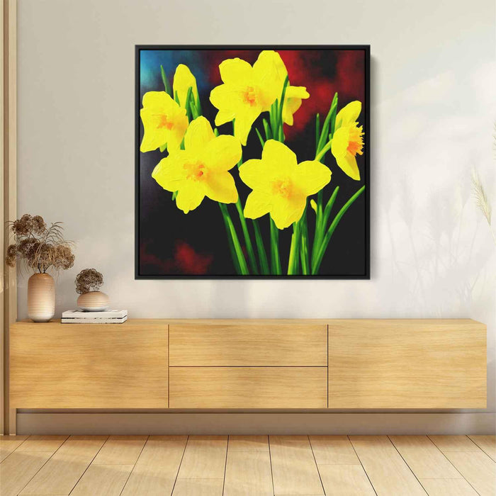 Impressionist Oil Daffodils #006 - Kanvah