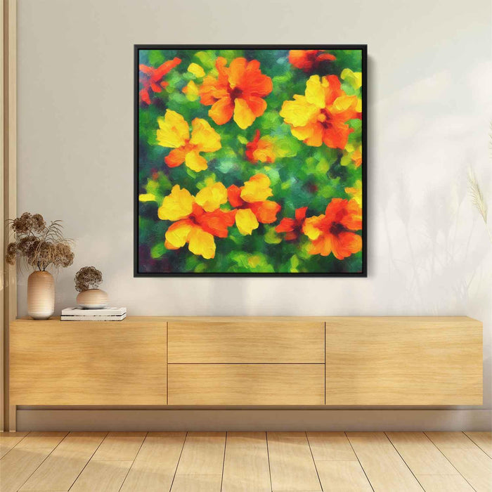 Impressionist Oil Tropical Flowers #002 - Kanvah