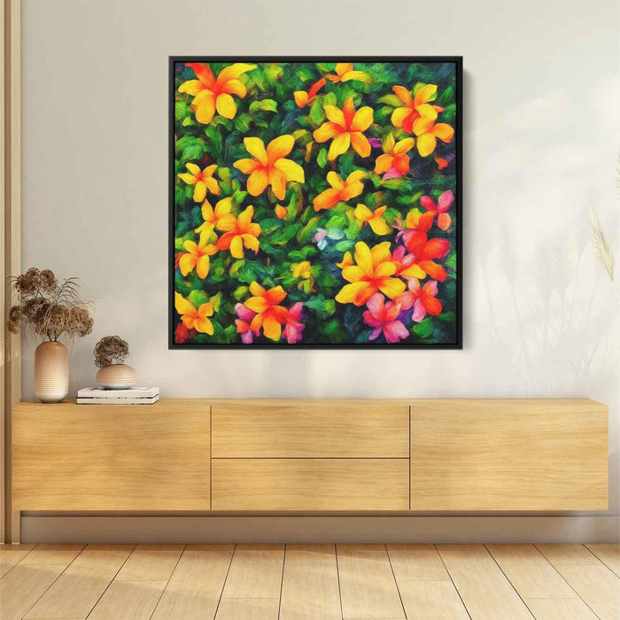 Tropical Flowers Oil Painting #004 - Kanvah