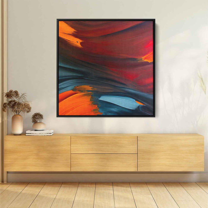 Orange Abstract Print #006 - Kanvah