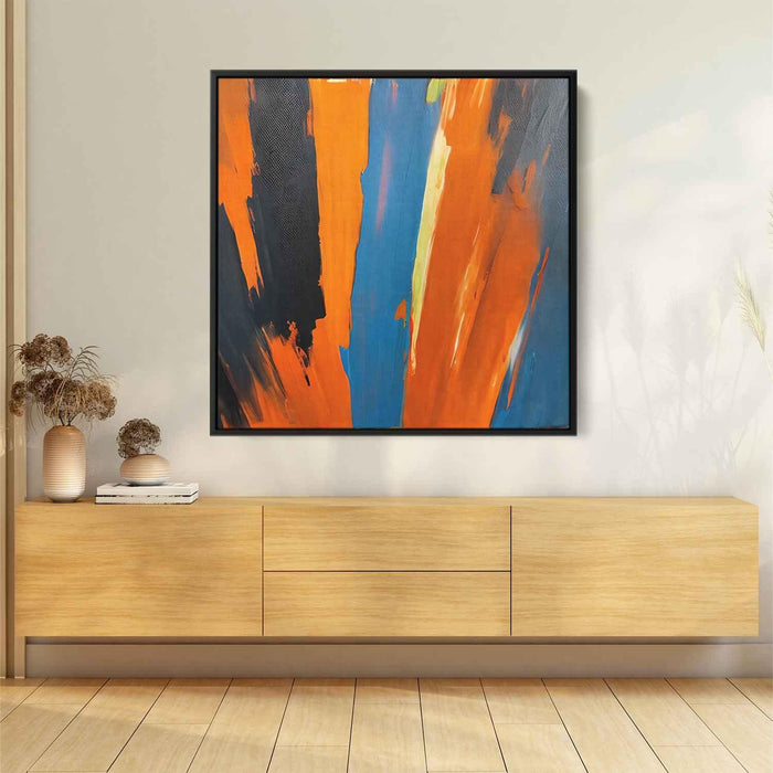 Orange Abstract Print #012 - Kanvah