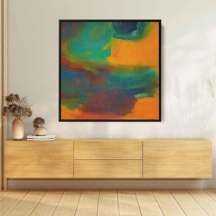 Orange Abstract Print #024 - Kanvah