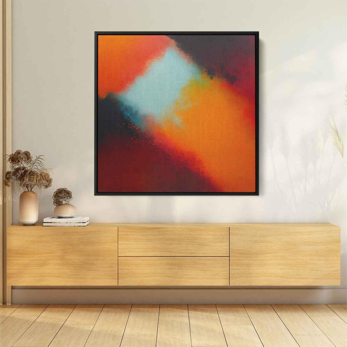 Orange Abstract Print #028 - Kanvah