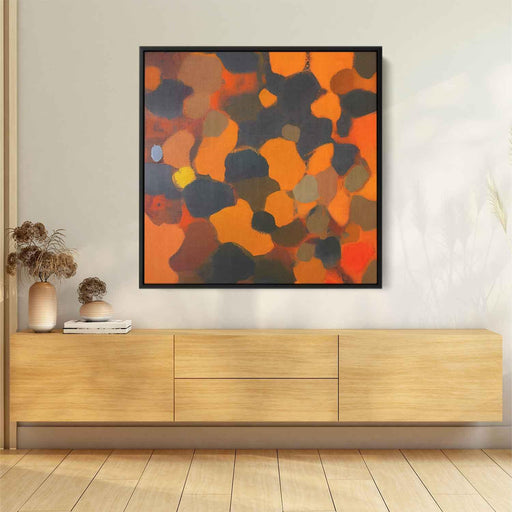 Orange Abstract Print #032 - Kanvah