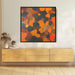 Orange Abstract Print #032 - Kanvah