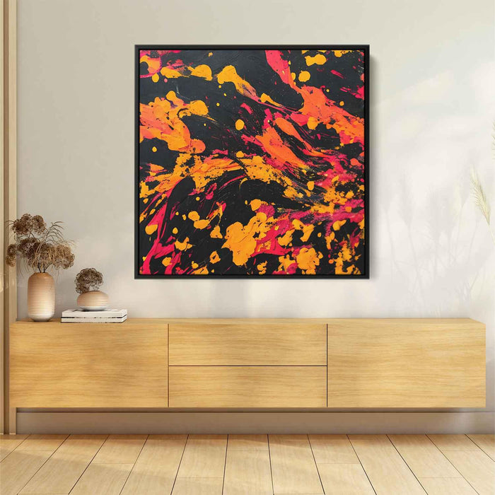 Orange Abstract Splatter #004 - Kanvah