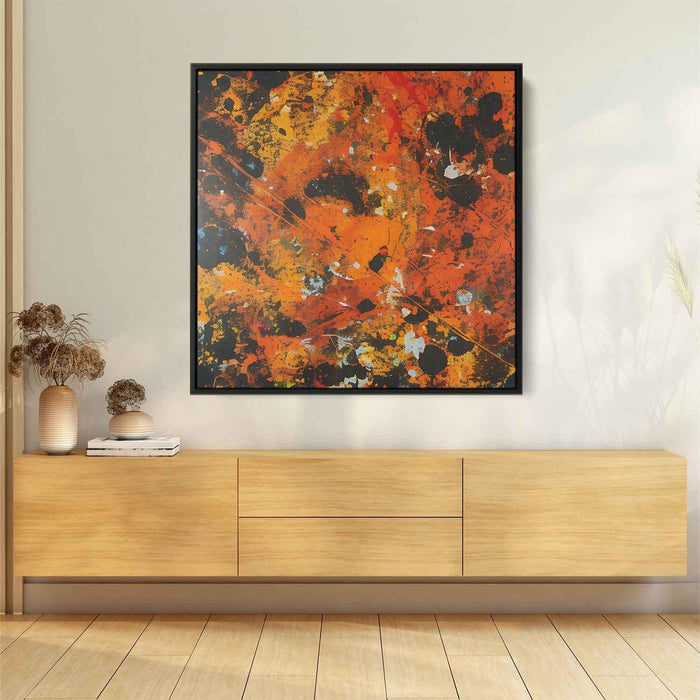 Orange Abstract Splatter #014 - Kanvah