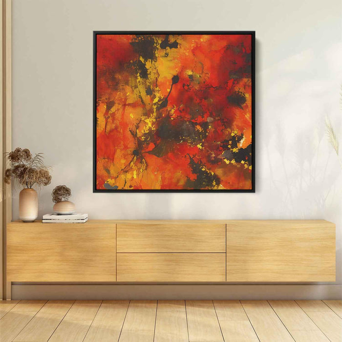 Orange Abstract Splatter #020 - Kanvah