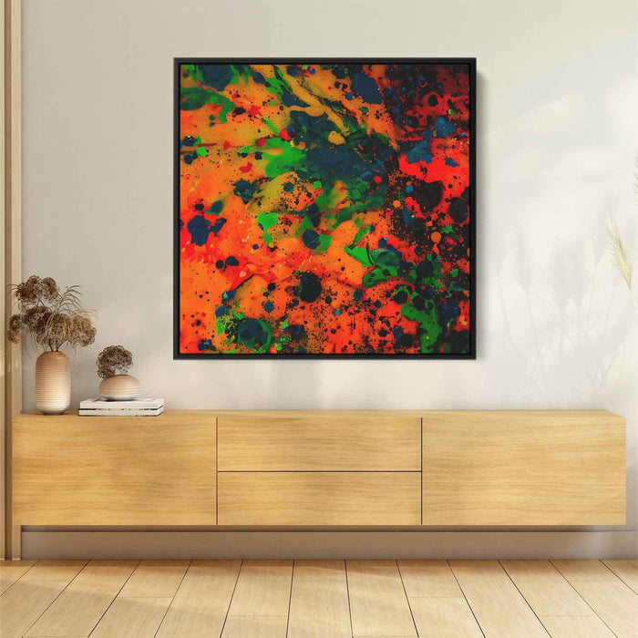 Orange Abstract Splatter #022 - Kanvah